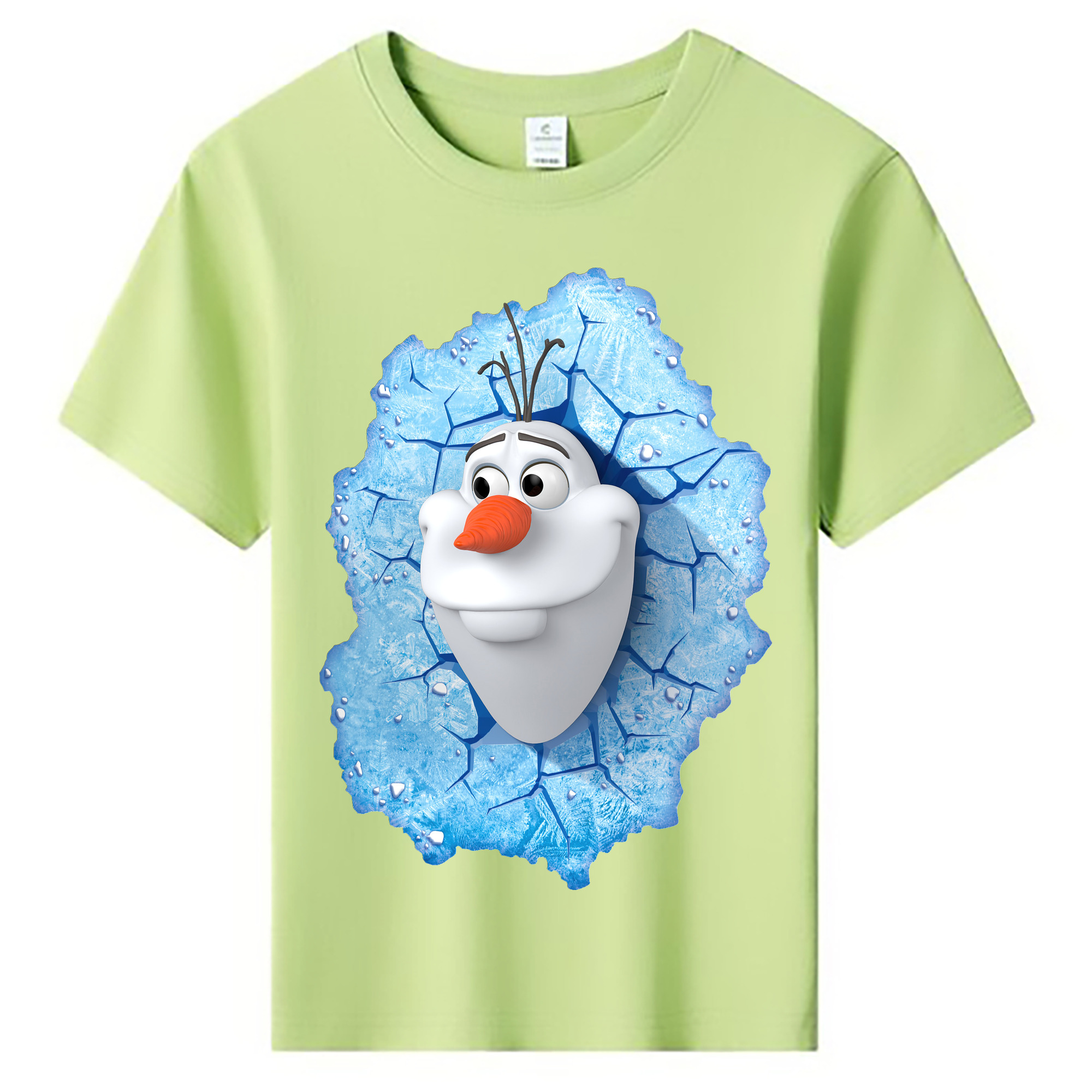 （画像用） アナと雪の女王 アンナ エルサ Frozen Anna Elsa 綿100％キッズTシャツ（フロントプリント）